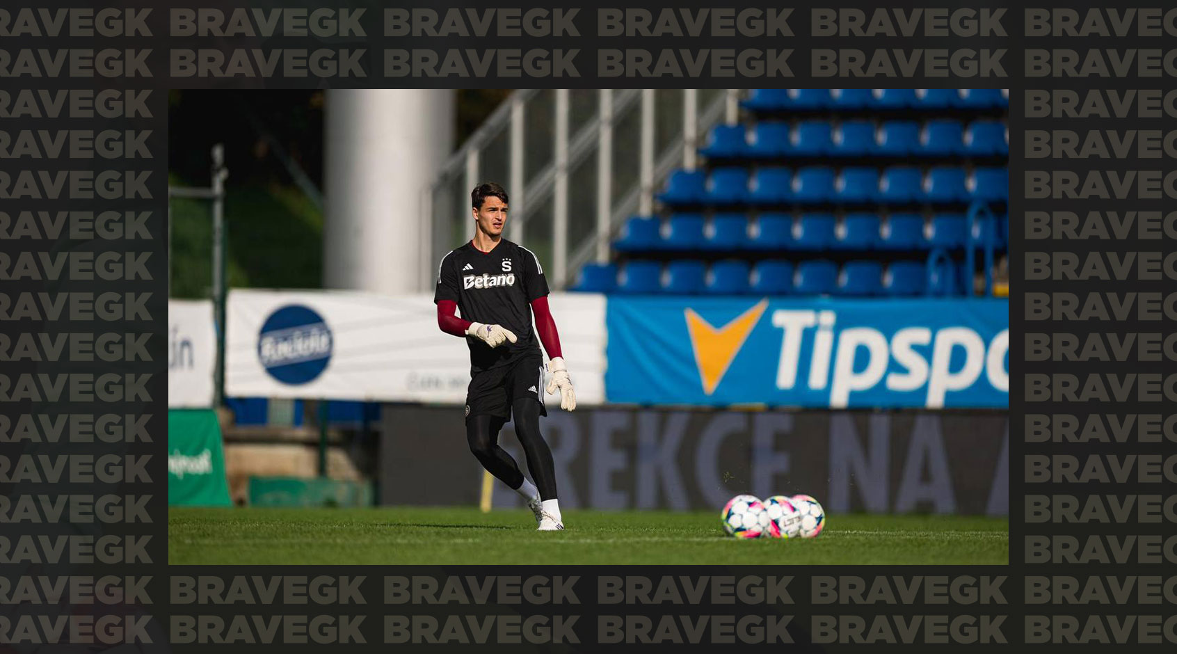 22-year-old starting goalkeeper of Sparta Prague is preparing for the Czech First League matches wearing Brave GK gloves-Блог Brave GK