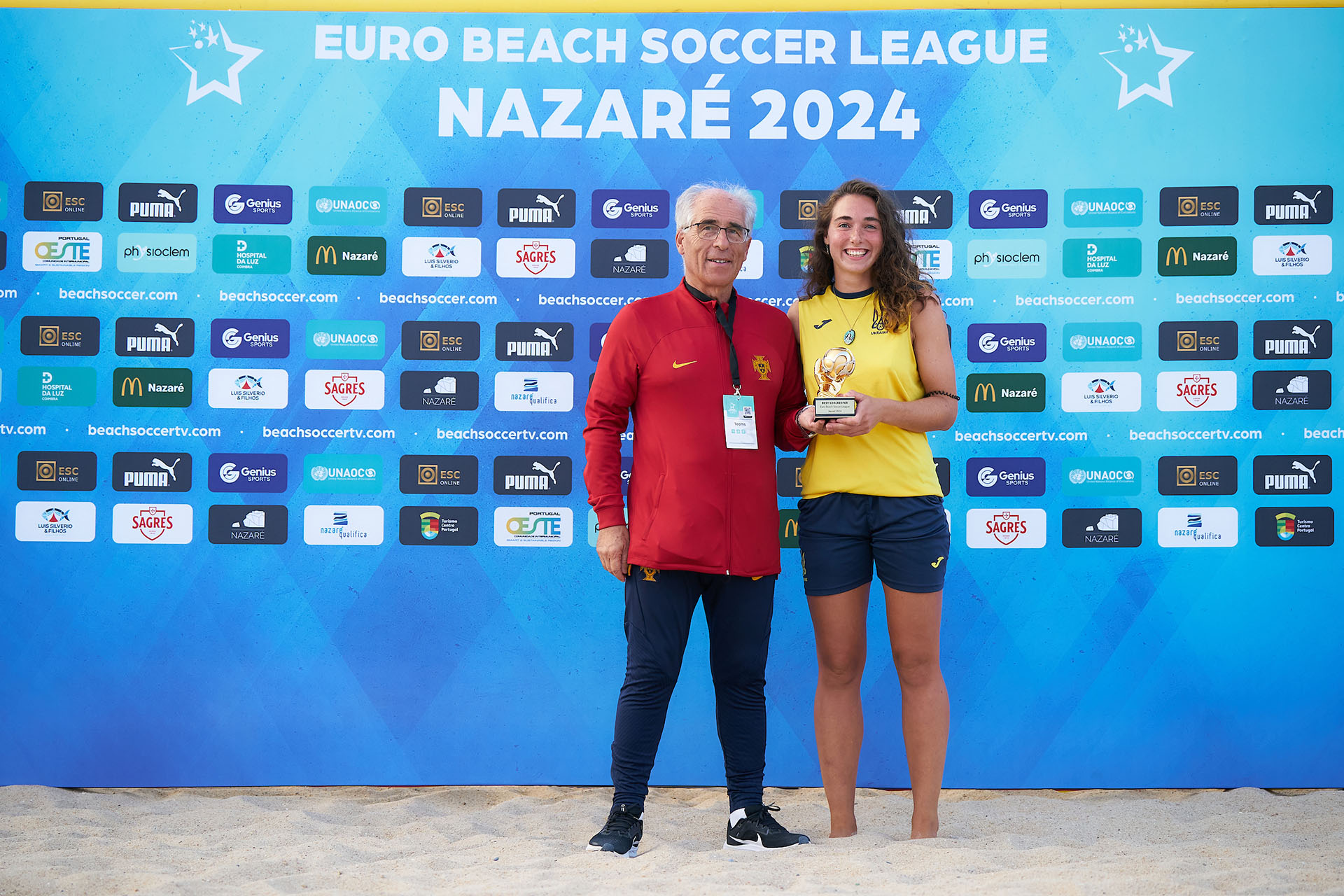 Anastasia Terekh the best goalkeeper of Euro Beach Soccer League - Official Brave GK Online Store