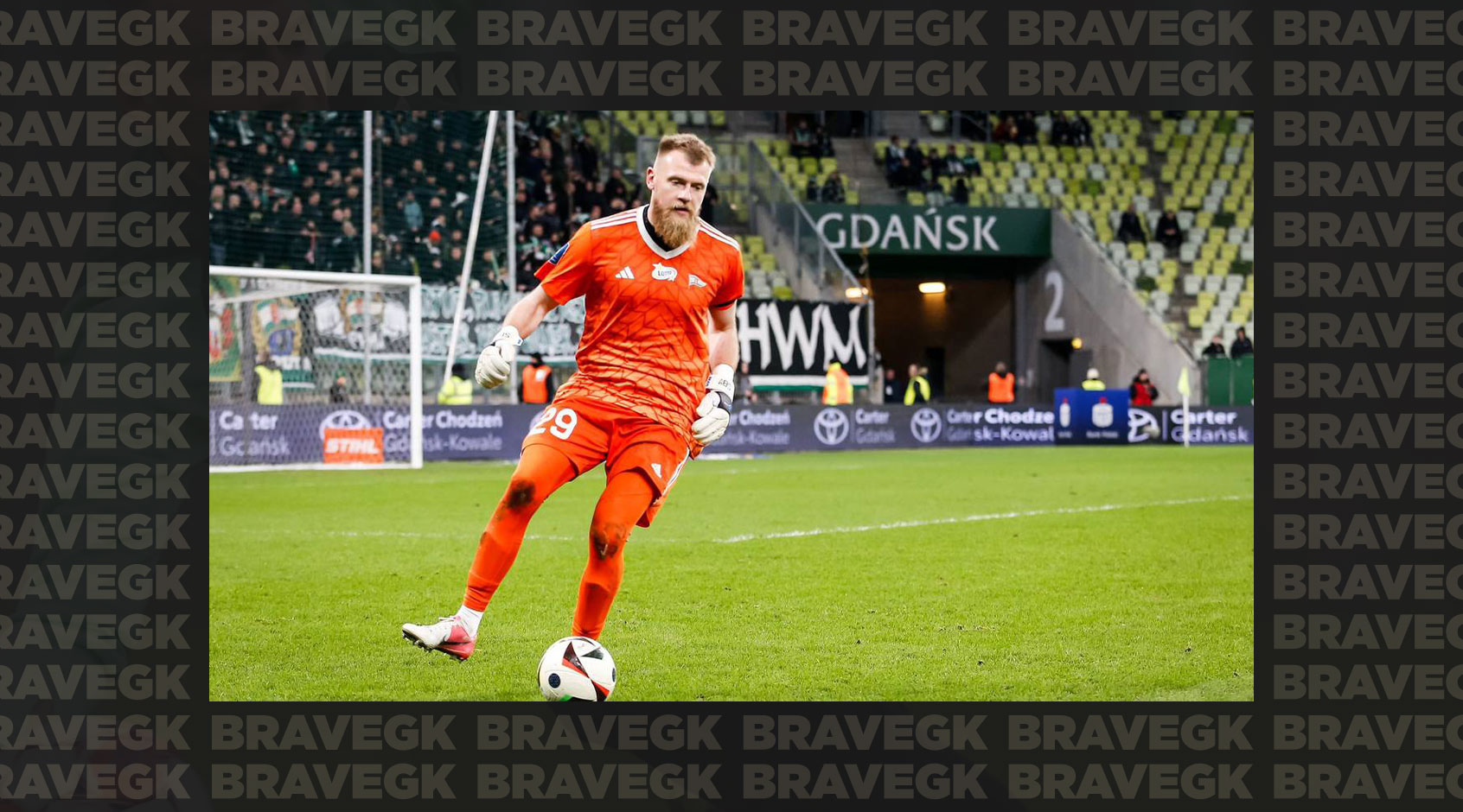 Bohdan Sarnavskyi Plays in the Polish Ekstraklasa Wearing Brave GK Gloves-Блог Brave GK