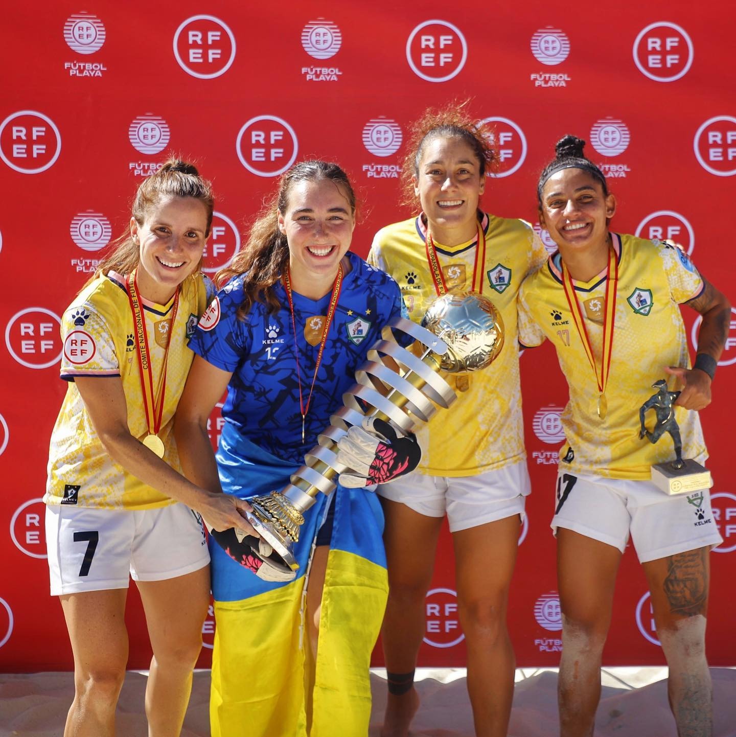 Brave GK Ambassador Anastasia Terek with Higicontrol Melilla won the Spanish Cup - Official Brave GK Online Shop