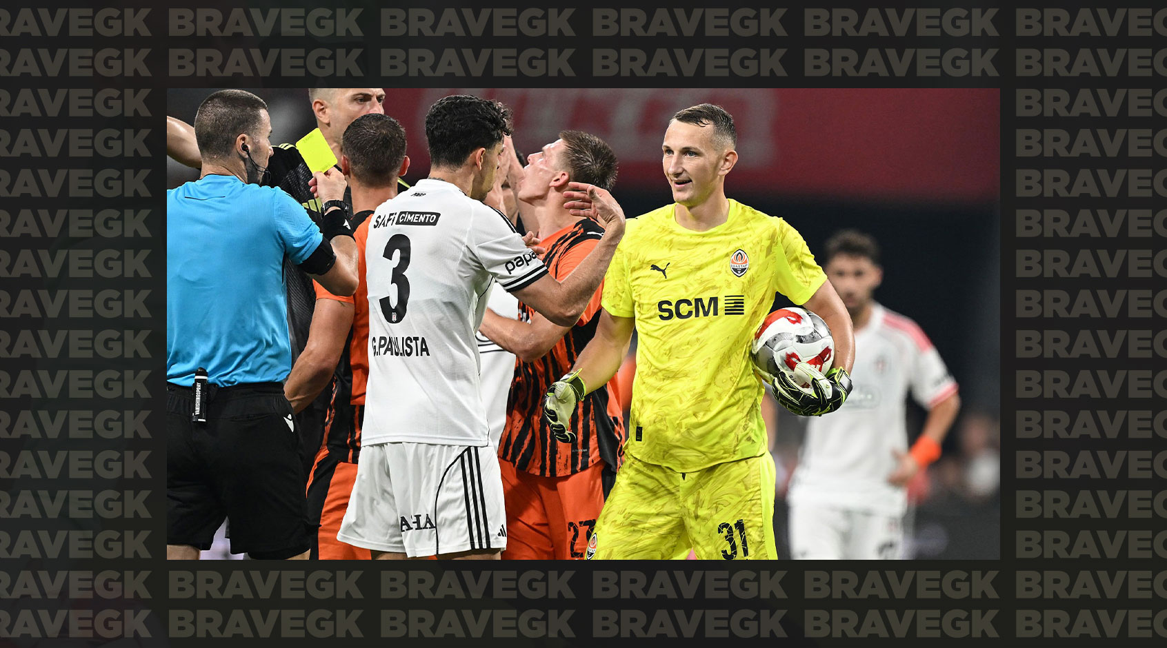 Dmytro Reznik in Brave GK Diamond D.R. gloves in the Europa League: 60th career clean sheet-Блог Brave GK