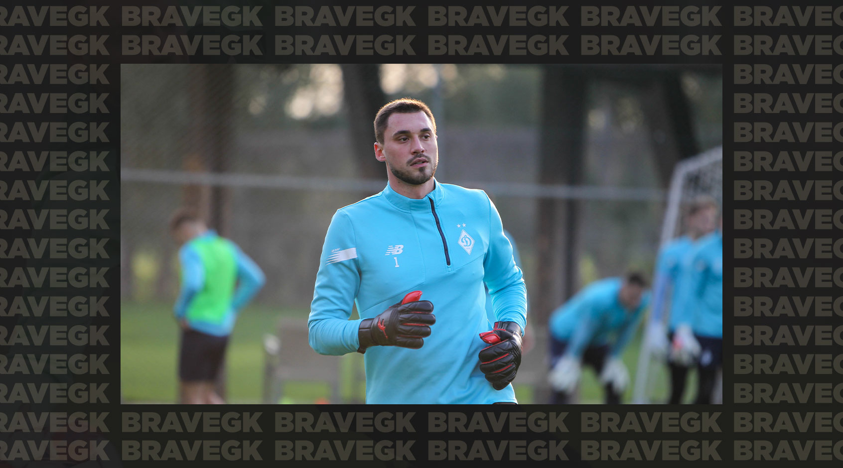 Georgiy Bushchan in Brave GK Reaction Red-Black gloves at training camp in Turkey-Блог Brave GK