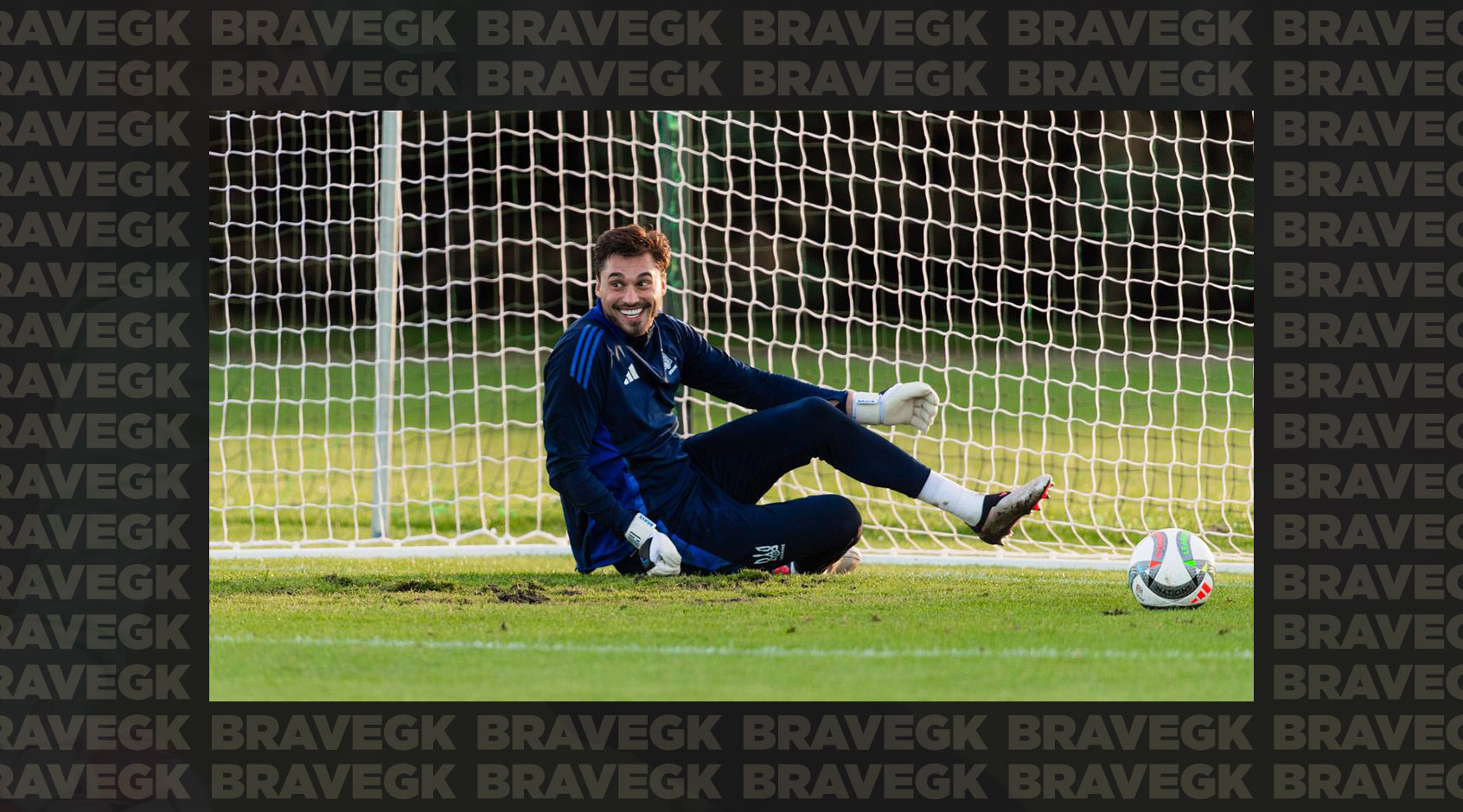 Georgiy Bushchan trains in Brave GK Fury Pro gloves ahead of the Ukraine-Georgia match-Блог Brave GK