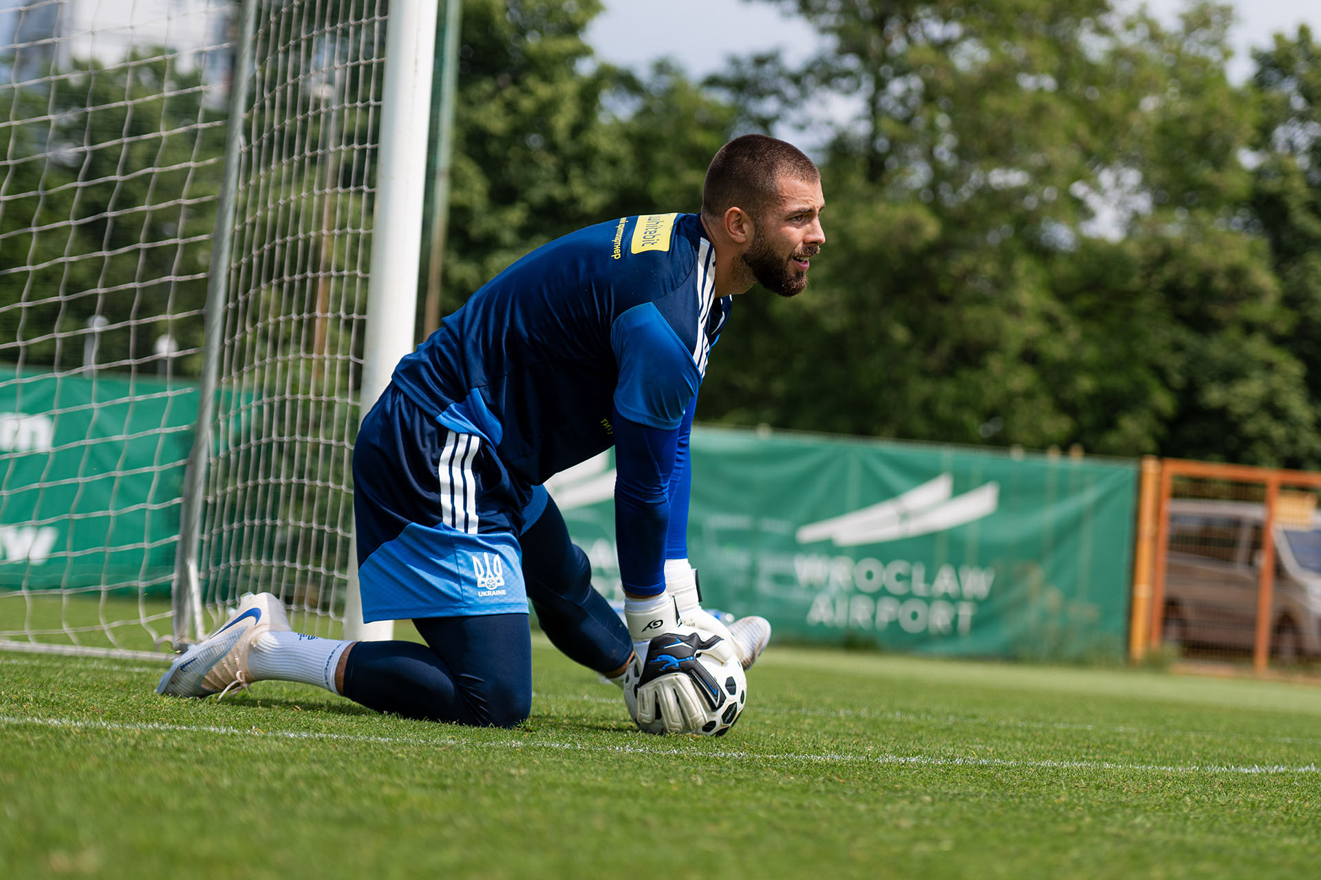 Georgiy Yermakov is having his debut camp with the Ukraine national team in Brave GK Skill 2.0 gloves - Official Brave GK online store