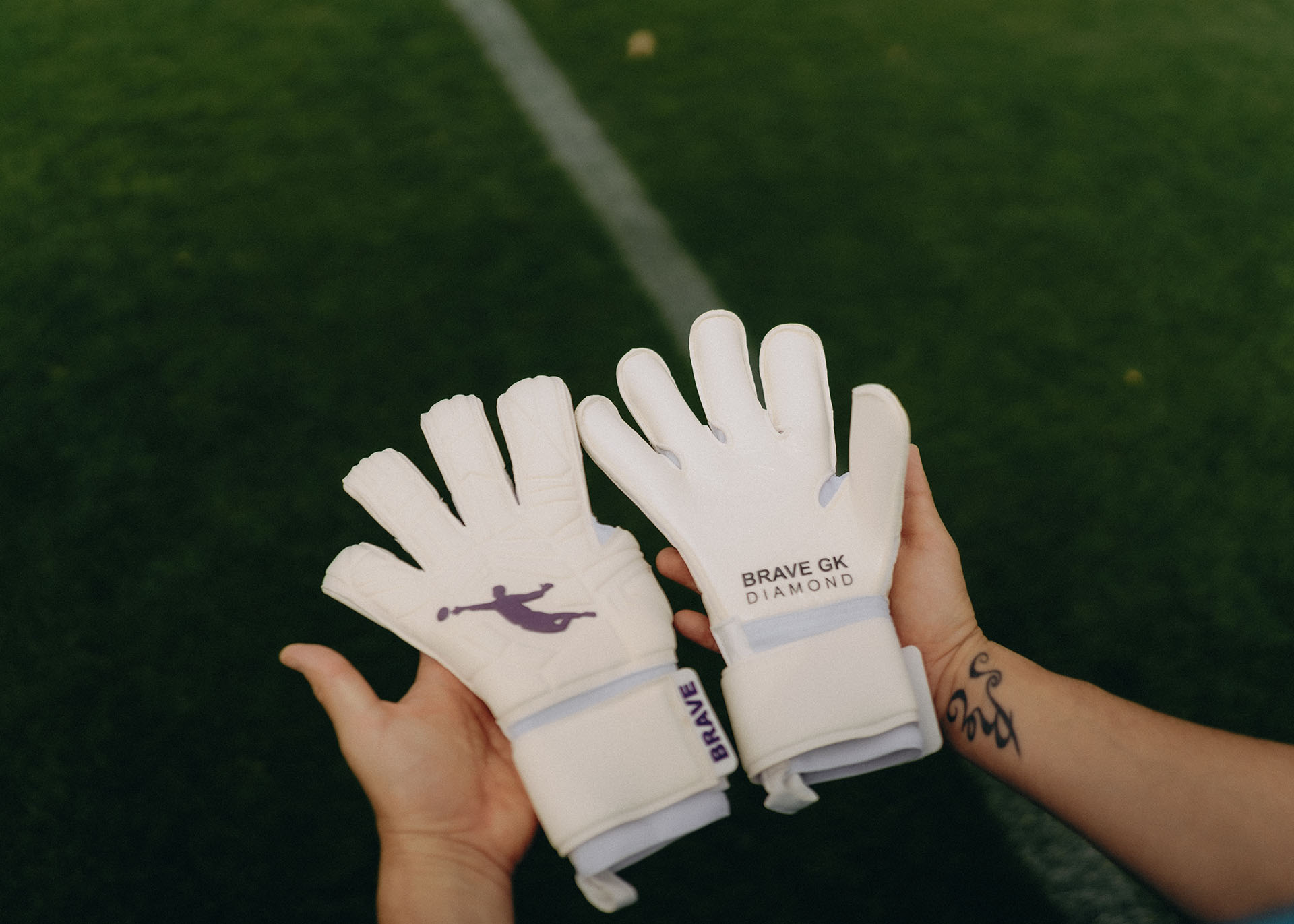 Brave GK Diamond Purple Goalkeeper Gloves - Official Brave GK Online Store