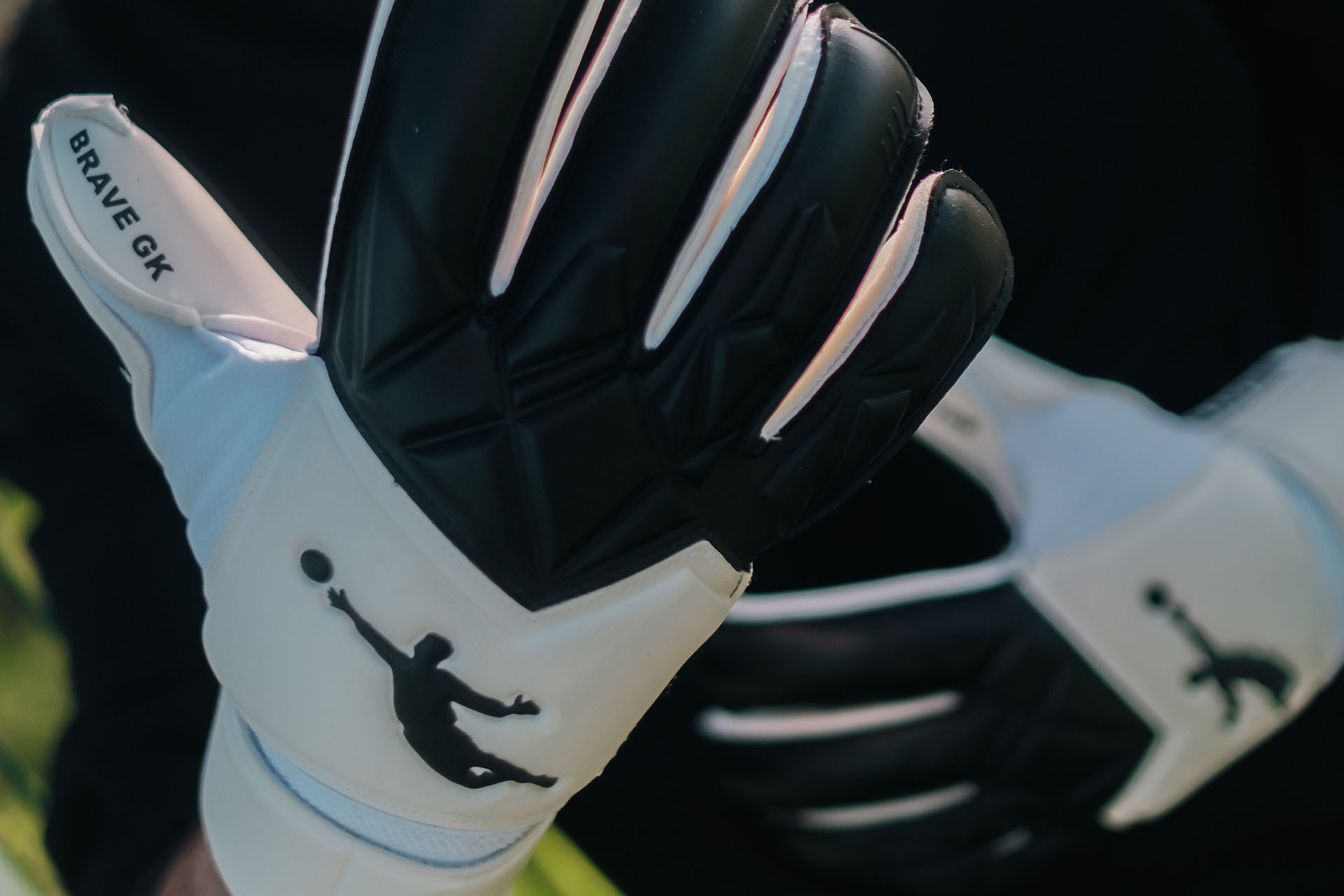 New Brave GK 2025 Collection Brave GK Fury White Black goalkeeper gloves - Official Brave GK Online Store