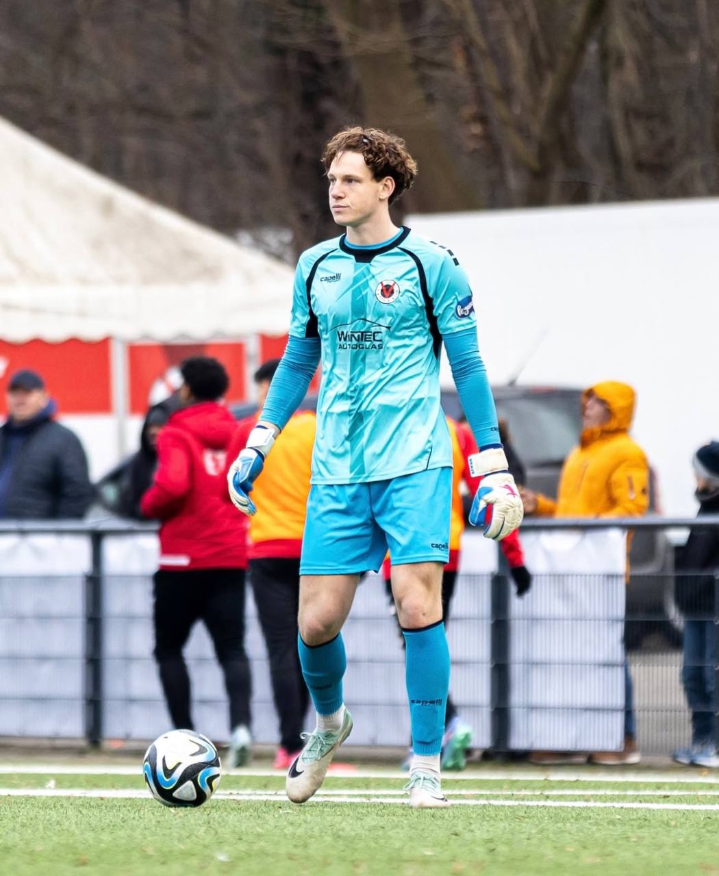 Oleksandr Petrenko Debuts for Viktoria Köln in Brave GK Diamond Aqua Gloves - Official Brave GK Online Store