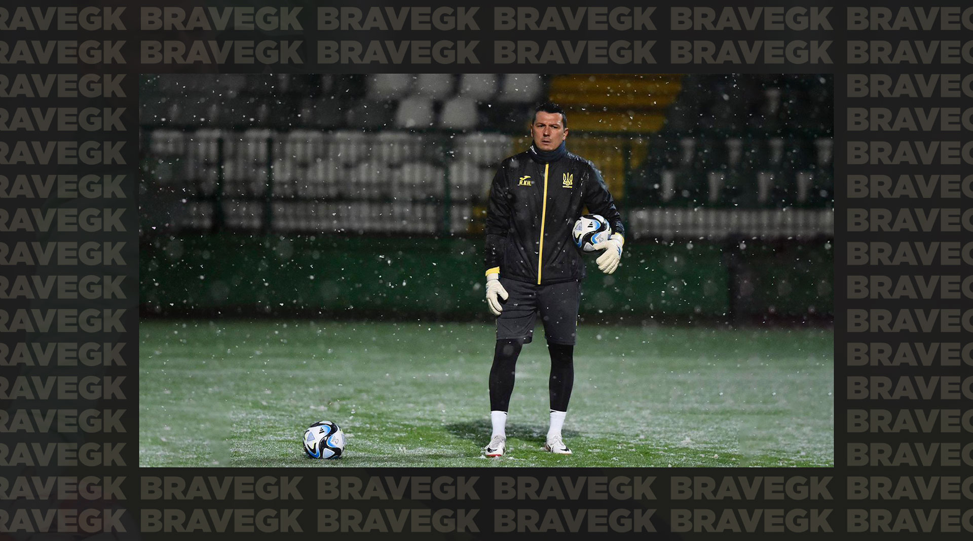Rain, Wind, Wet Snow: Ukraine National Team Goalkeepers Prepare for Match Against Italy in Brave GK Gloves-Блог Brave GK