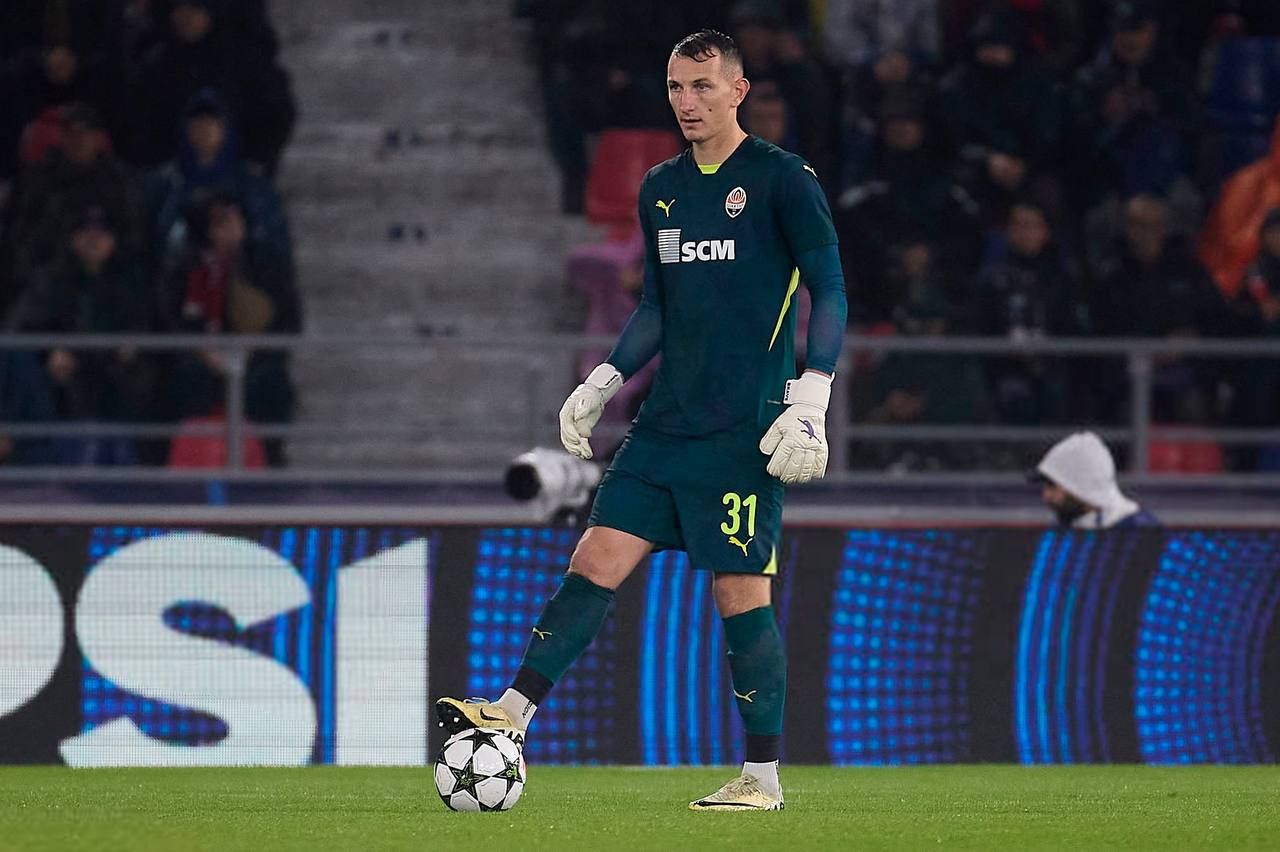Dmytro Riznyk kept a clean sheet against Bologna wearing Brave GK gloves - Official Brave GK online store