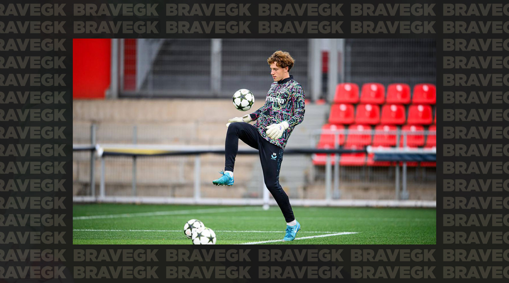 Ukrainian Petrenko in training with Bayer Leverkusen U19 in Brave GK gloves-Блог Brave GK