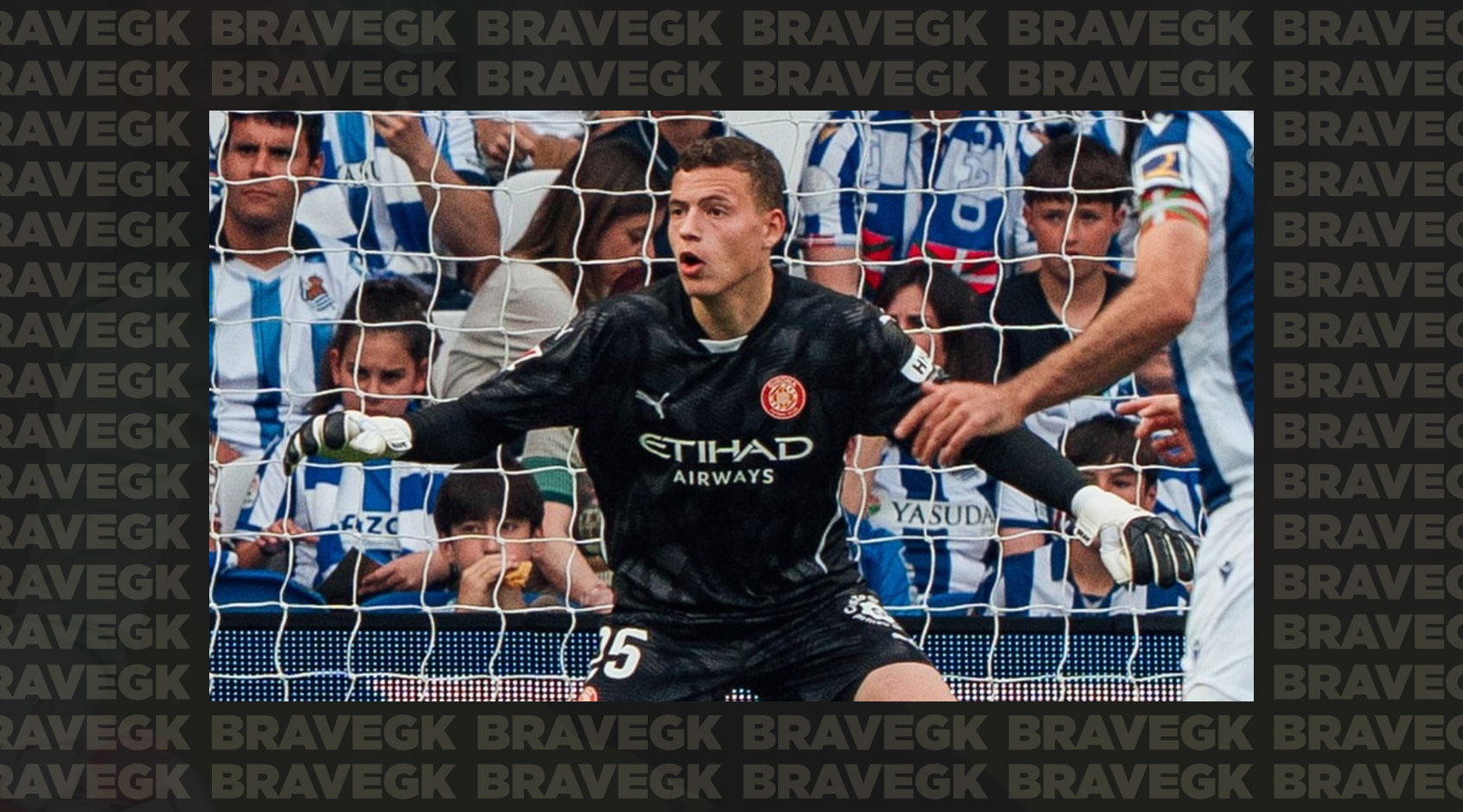 Vladyslav Krapyvtsov made his La Liga debut wearing Brave GK Fury White Black gloves-Блог Brave GK