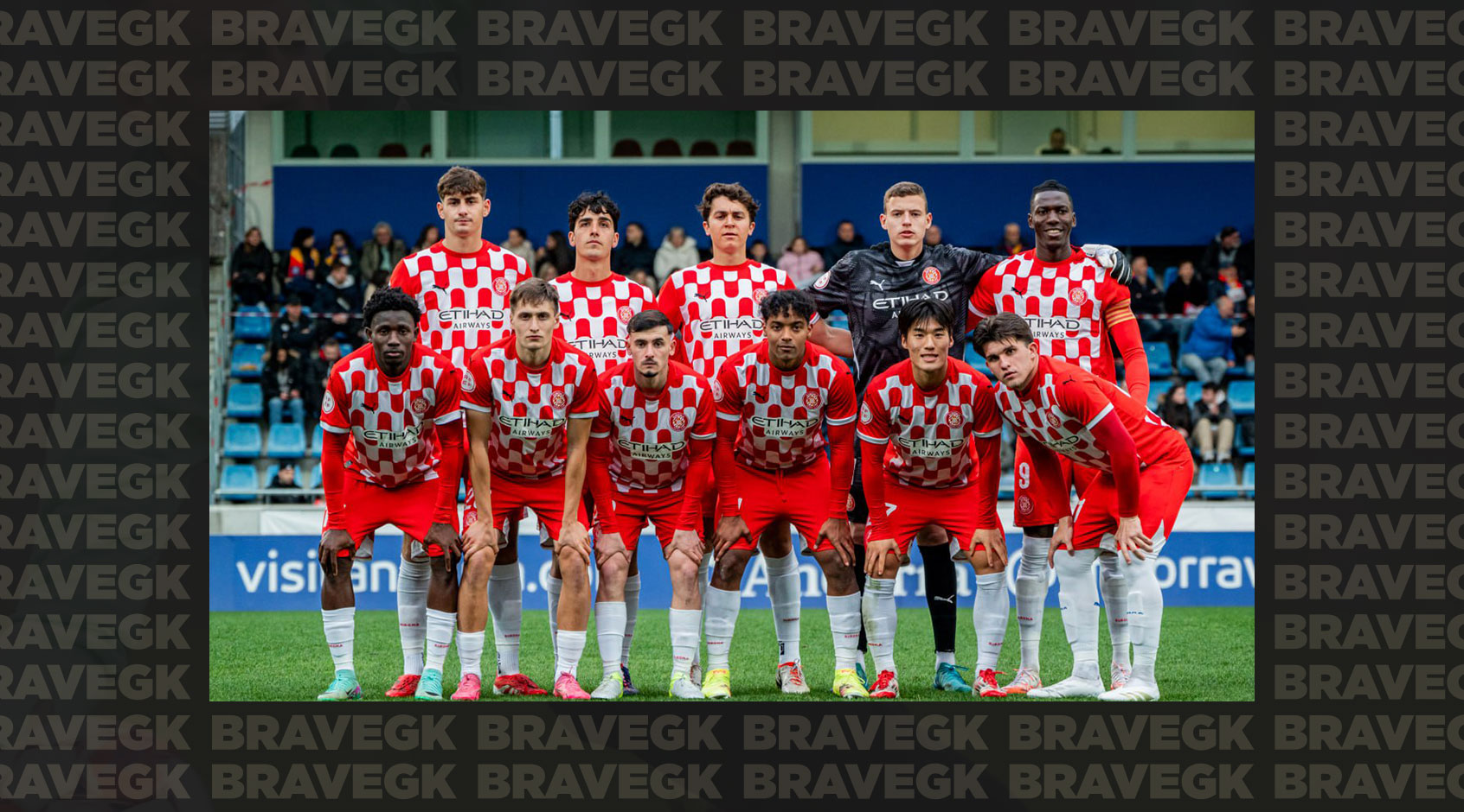 Vladyslav Krapyvtsov's debut for Girona's first team in Brave GK Fury White Black gloves-Блог Brave GK