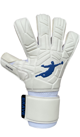 Brave GK Diamond White Goalie Gloves